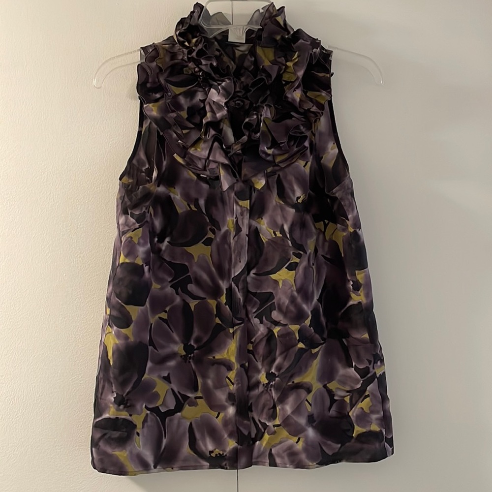 J. Crew floral blouse